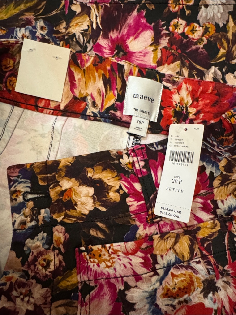 NWT Size 28P -Maeve Colette Ponte High-Rise Wide-Leg Cropped Pants (US$ 138) - Picture 9 of 16